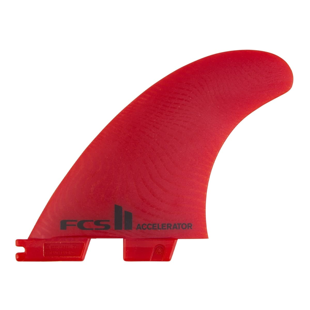 FCS FCS II Accelerator Tri Fins (LRG / Eco Neo Glass / Red)