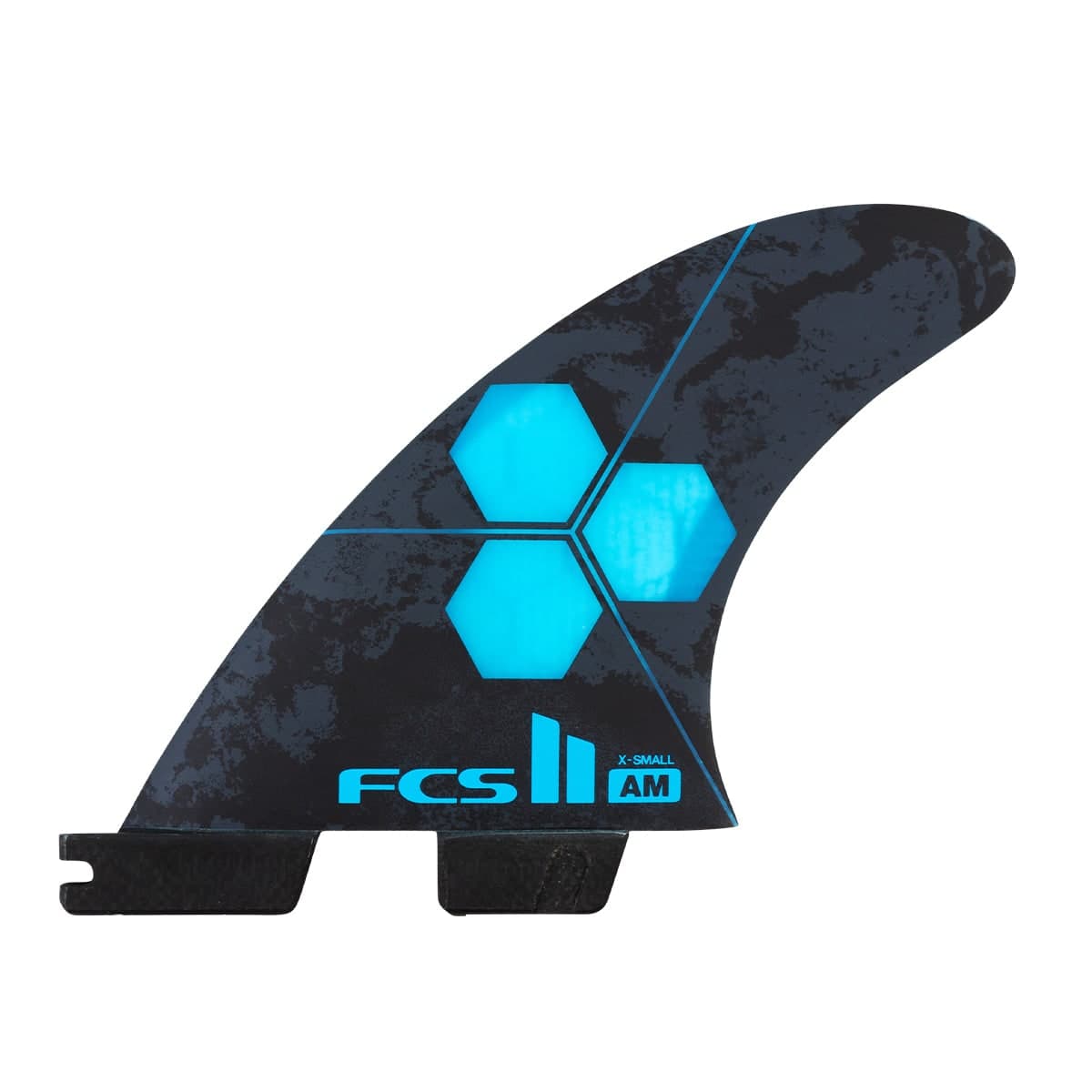 FCS FCS II Al Merrick Tri Fins (XS / Performance Core / Cyan)