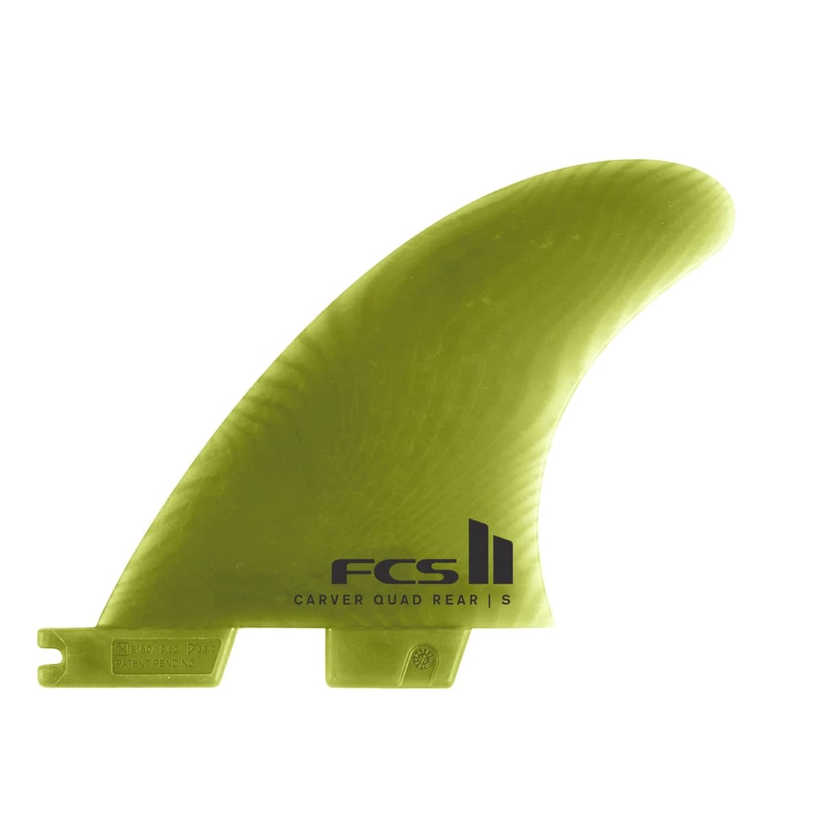 FCS FCS II Carver Quad Rear Fins (SML / Eco Neo Glass / Eucalyptus)
