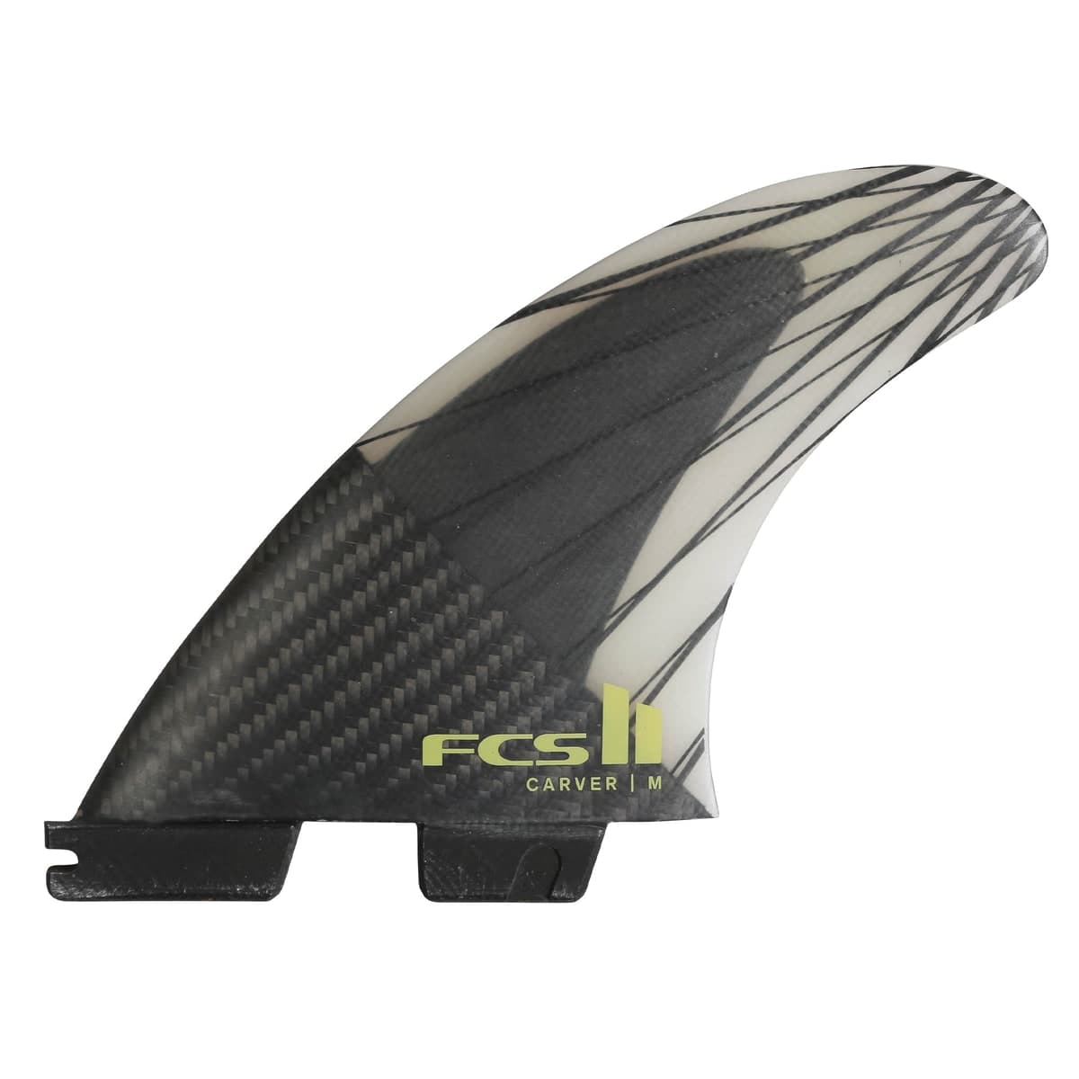 FCS FCS II Carver Tri Fins (LRG / PC Carbon + AirCore / Eucalyptus)
