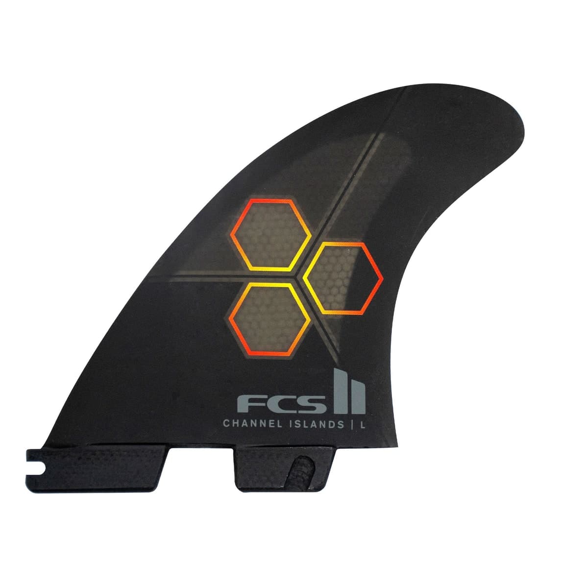 FCS FCS II CI Upright Tri Fin Set (LRG / Performance Core / Black) fin
