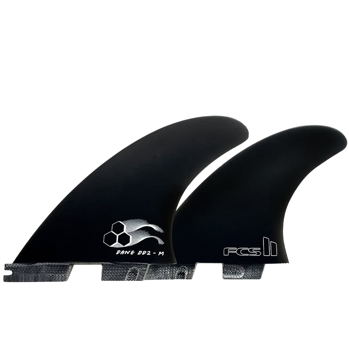FCS FCS II CI x Dane Reynolds DD2 Tri Fin Set (LRG / Performance Glass / Black) photo 2