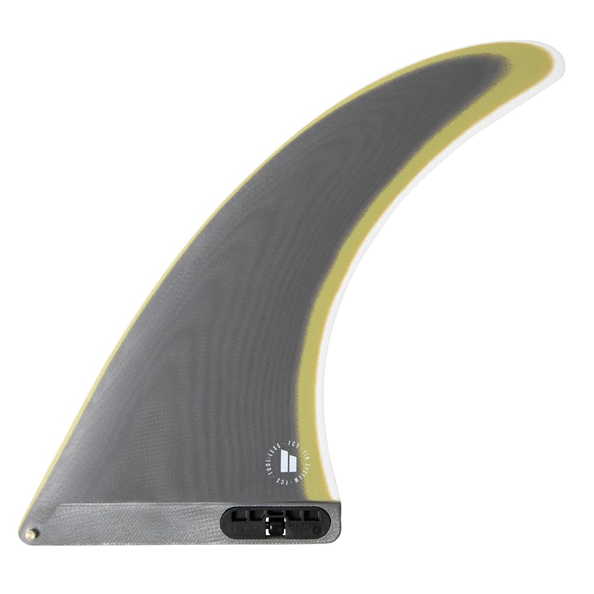 FCS FCS II Clique Longboard Fin (8" / Performance Glass / Charcoal)