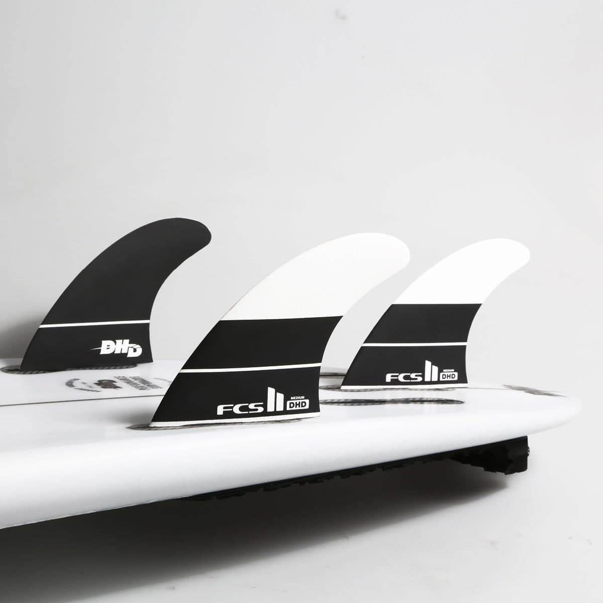 FCS FCS II DHD PC Tri Fins (LRG / Performance Core / Black/White) photo 3