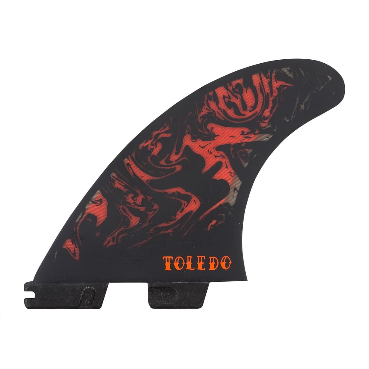 FCS FCS II Filipe Toledo Tri Fins (MED / Performance Core / Black/Red) fin