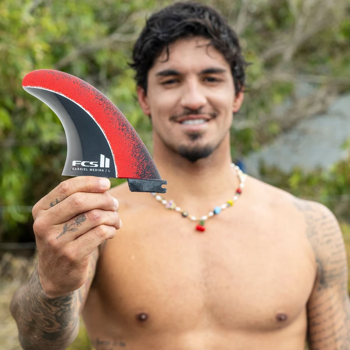 FCS FCS II Gabriel Medina Signature Tri Fin Set (LRG / PC + AirCore / Blue) photo 3