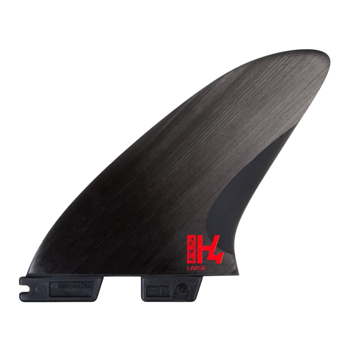 FCS FCS II H4 Tri Fins (LRG / PC Carbon / Smoke) photo 2