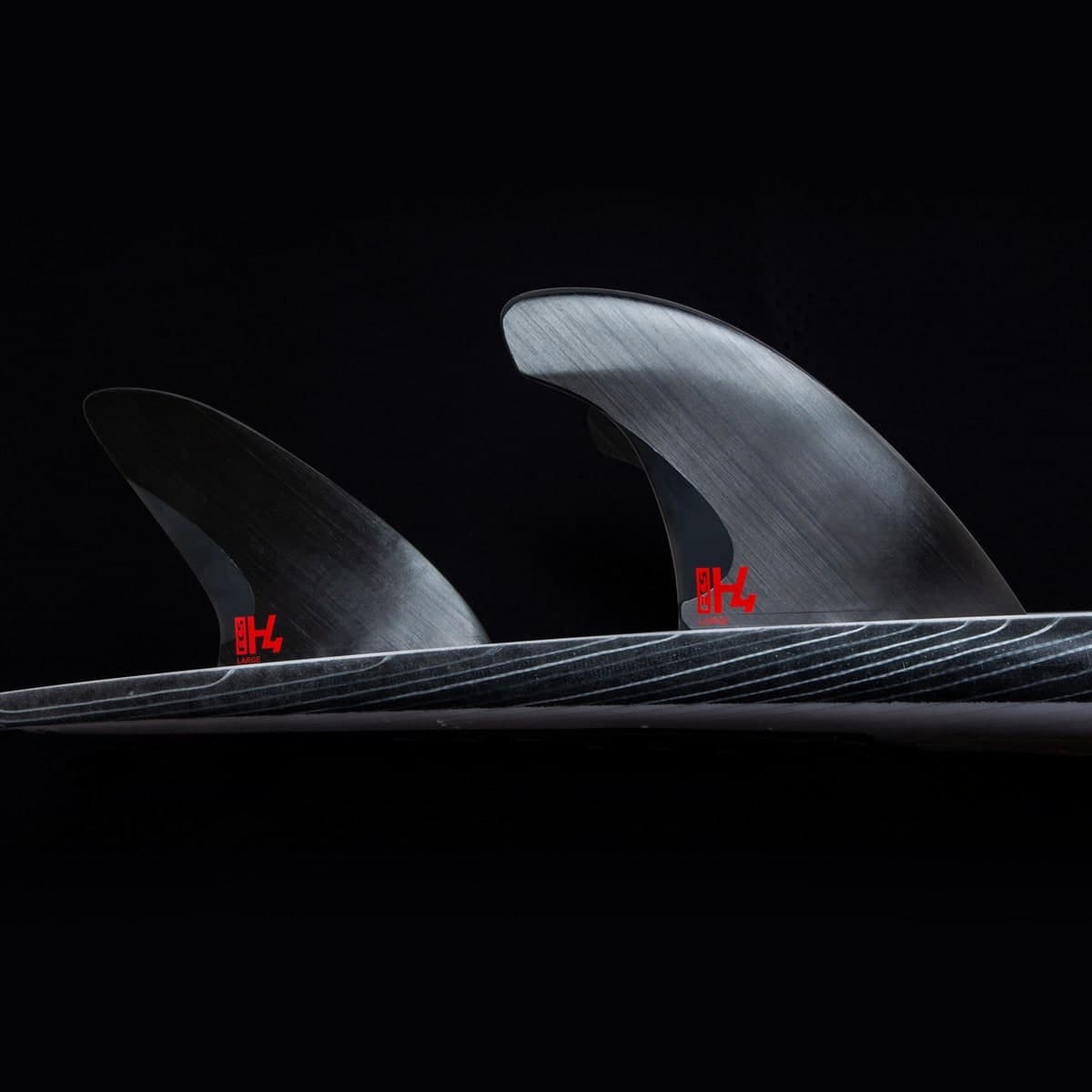 FCS FCS II H4 Tri Fins (SML / PC Carbon / Smoke) photo 4
