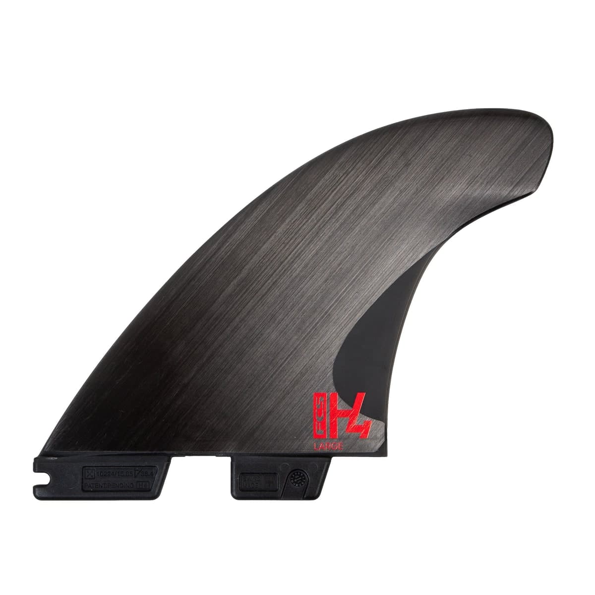 FCS FCS II H4 Tri Fins (SML / PC Carbon / Smoke) fin
