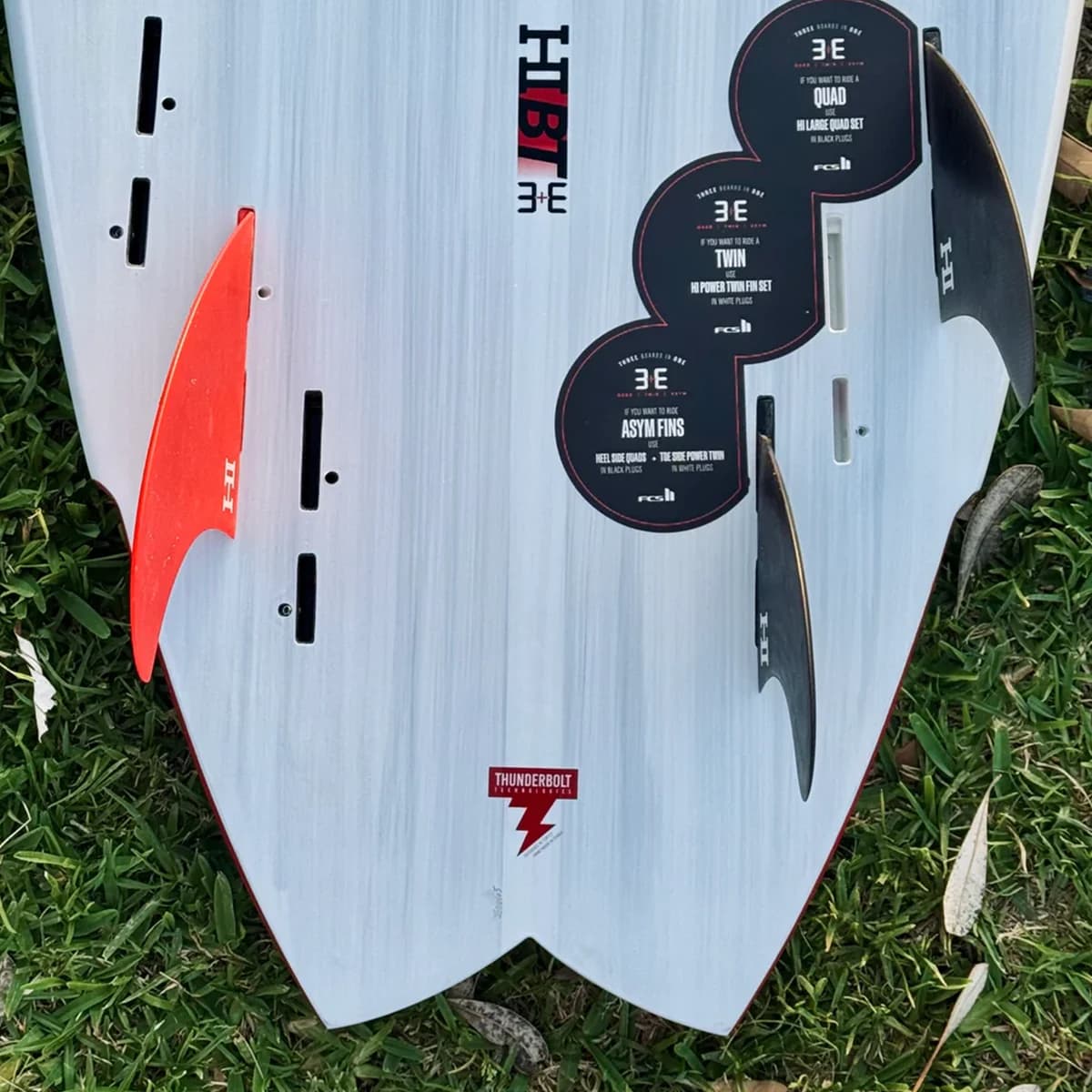 FCS FCS II Harley Ingleby HIBT Quad Set (LRG / Performance Glass / Smoke) photo 4