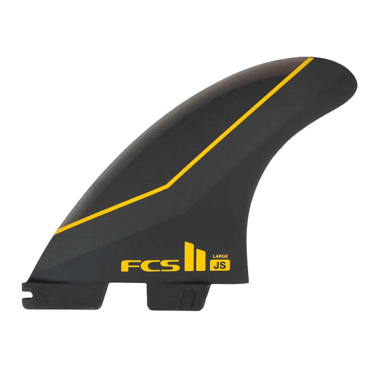 FCS FCS II JS Tri Fins (LRG / PC Carbon + AirCore / Black)