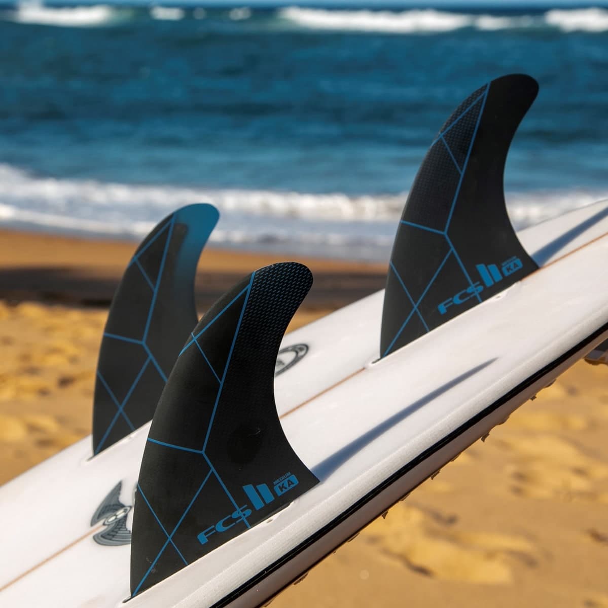 FCS FCS II PC Kolohe Andino Tri Fins (SML / Performance Core / Black/Acid) photo 3
