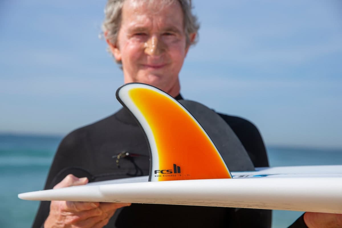 FCS FCS II Mark Richards ‘78 Twin Fin Set (L-XL / Performance Glass / Dark Sunset) photo 3