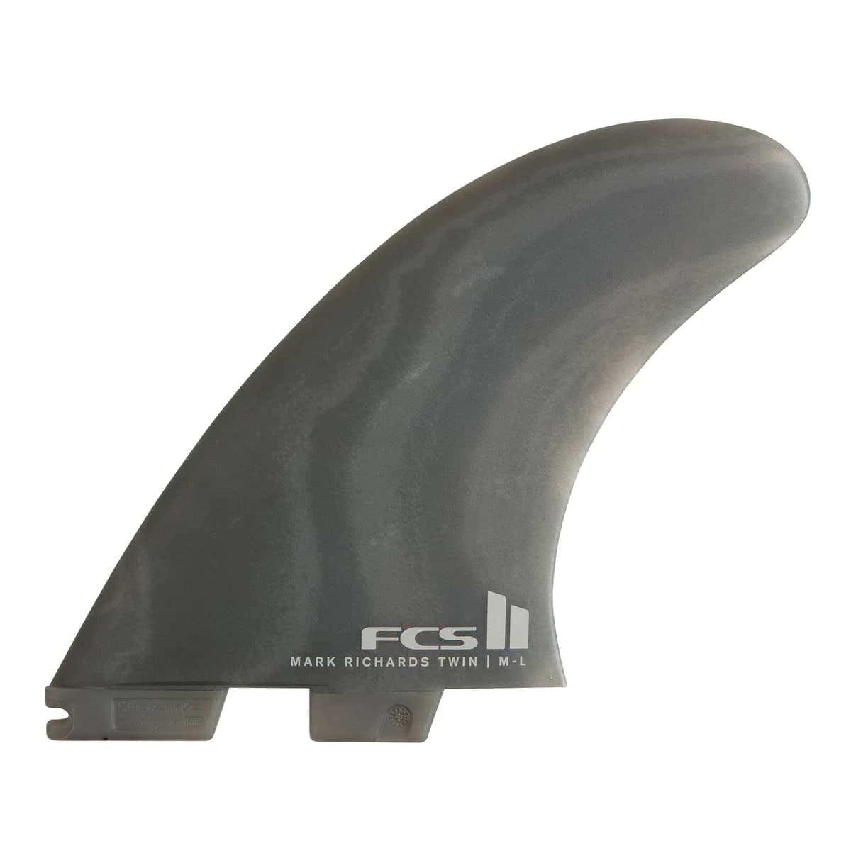 FCS FCS II Mark Richards Twin + Stabilizer (M-L / Eco Neo Glass / Smoke Swirl)