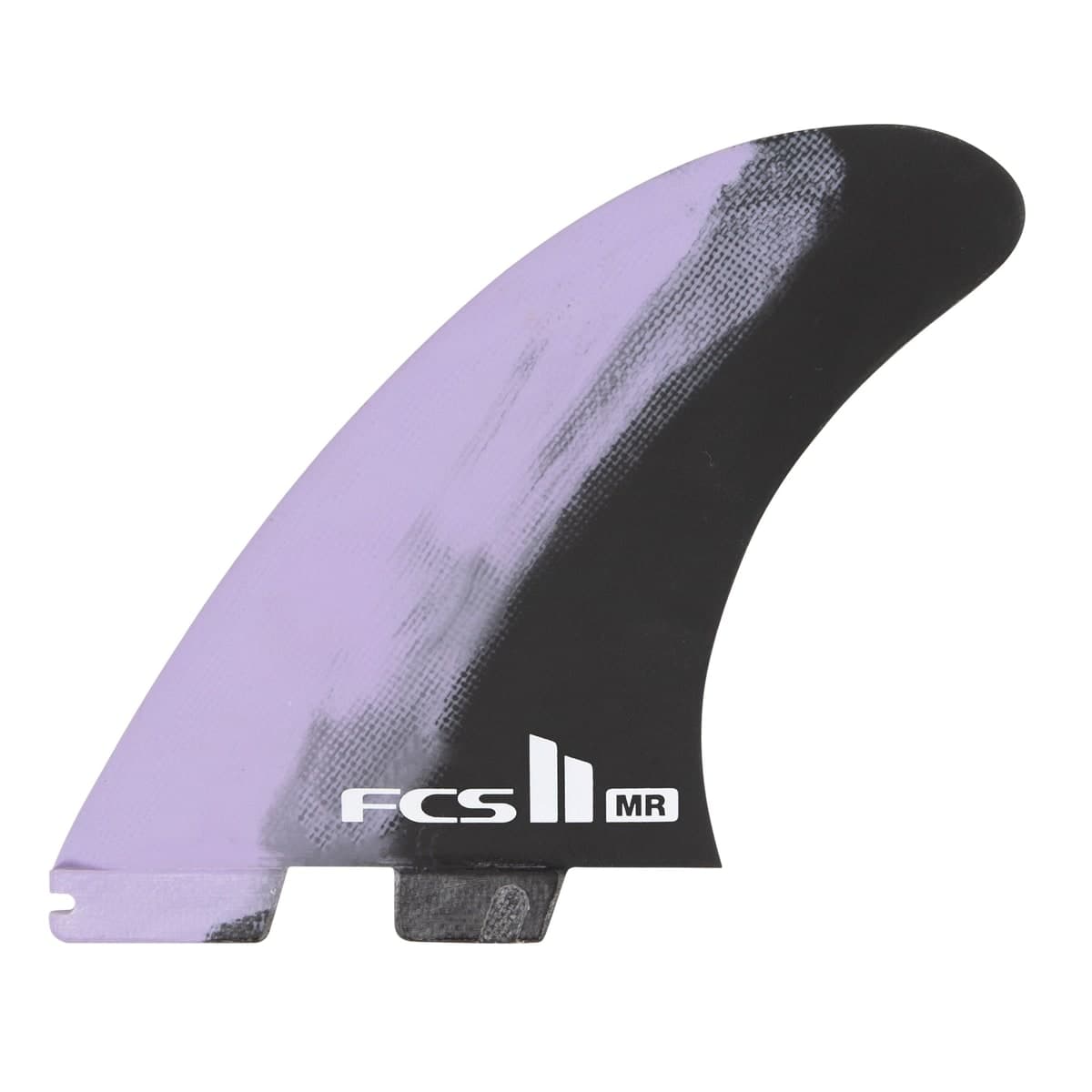 FCS FCS II Mark Richards Twin + Stabiliser Fins (M-L / Performance Core / Lavender/Black) fin