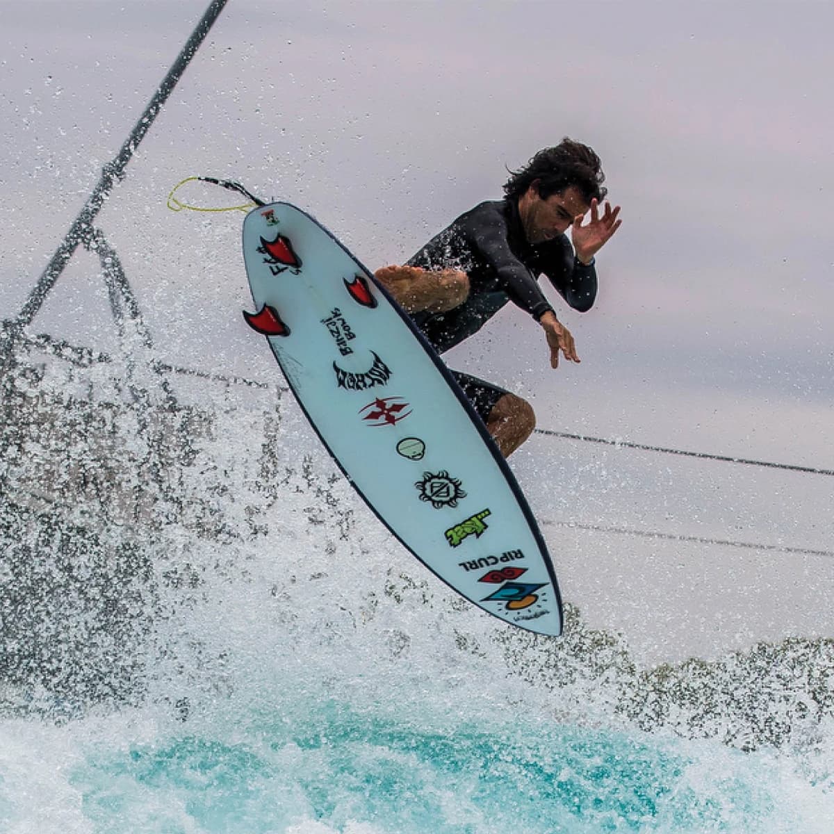 FCS FCS II Mason Ho Code Red Tri Fin Set (LRG / PC + AirCore / Code Red) photo 5
