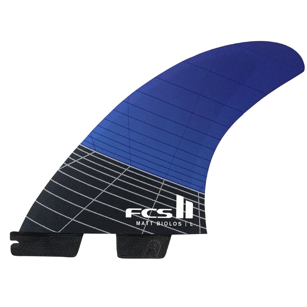 FCS FCS II Matt Biolos Tri Fin Set (MED / PC Carbon / Red) photo 2