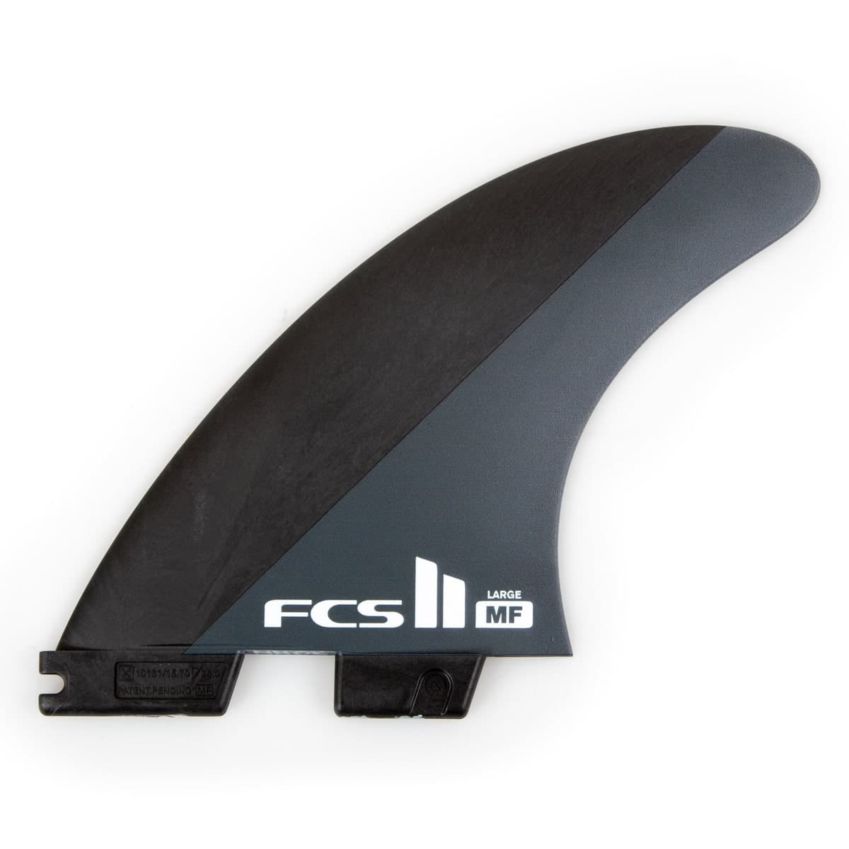 FCS FCS II Mick Fanning Tri Fins (LRG / Neo Carbon / Black/Charcoal)