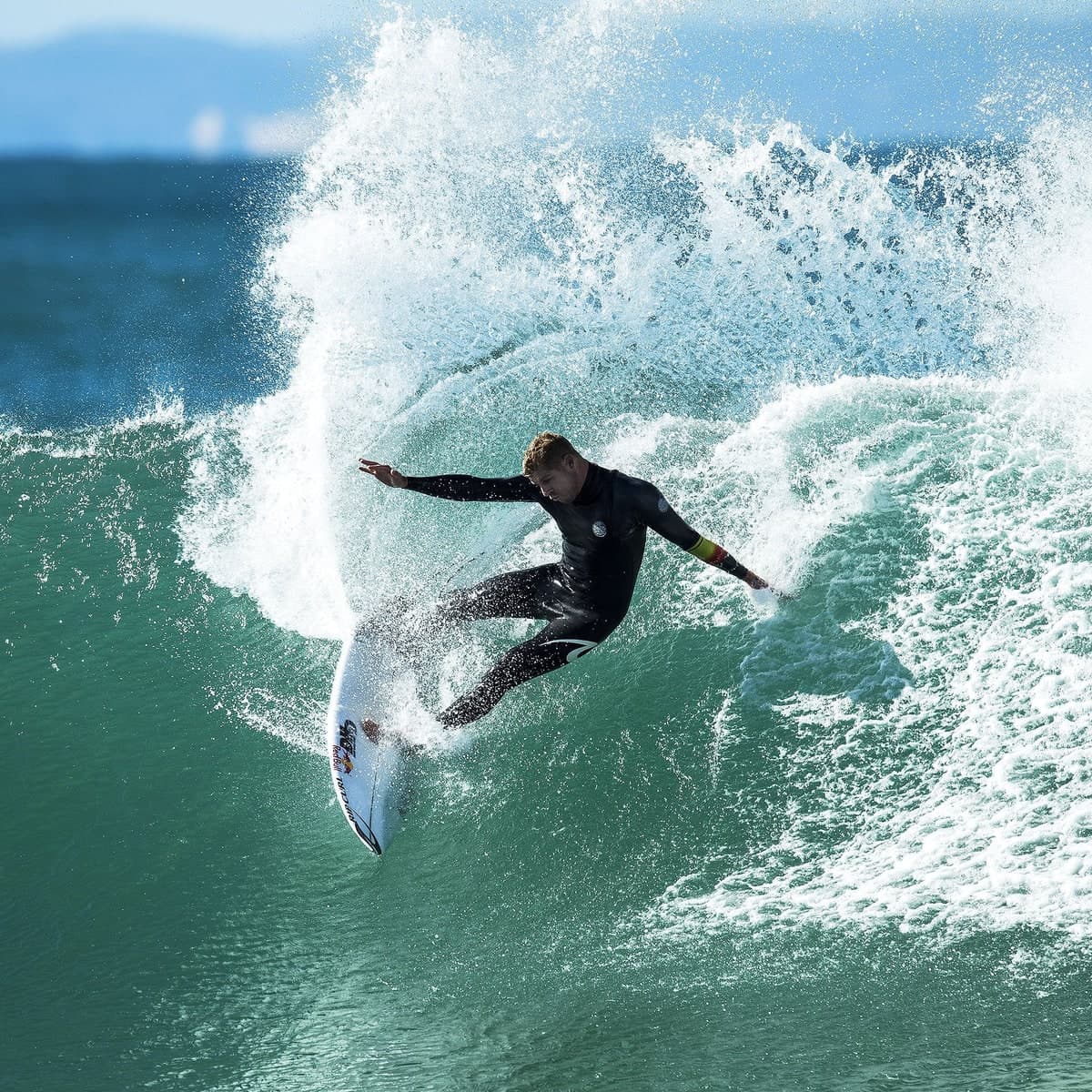 FCS FCS II Mick Fanning Tri Fins (MED / Performance Core / Black/White) photo 4