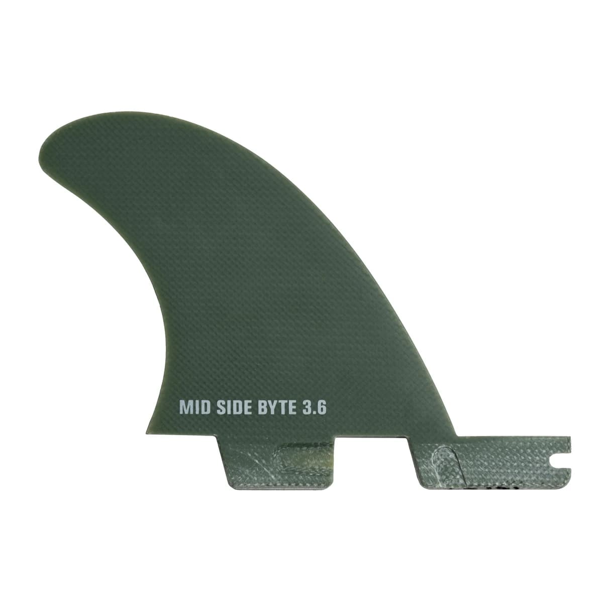FCS FCS II Mid Side Byte Fin Set (3.6" / Performance Glass / Clear) photo 2