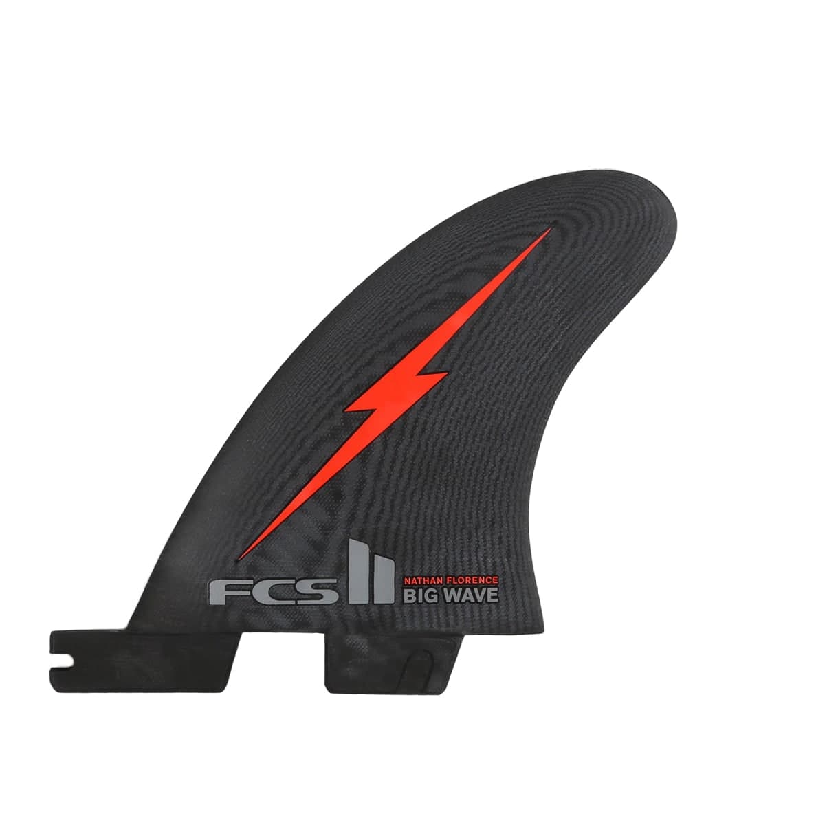 FCS FCS II Nathan Florence Big Wave Quad Fins (LRG / Performance Glass / Black/Red)