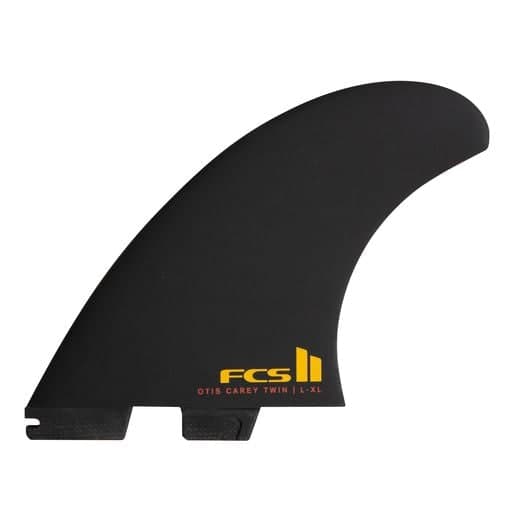FCS FCS II Otis Carey Twin + 1 Fin Set Sale (L-XL / Performance Glass / Black) fin