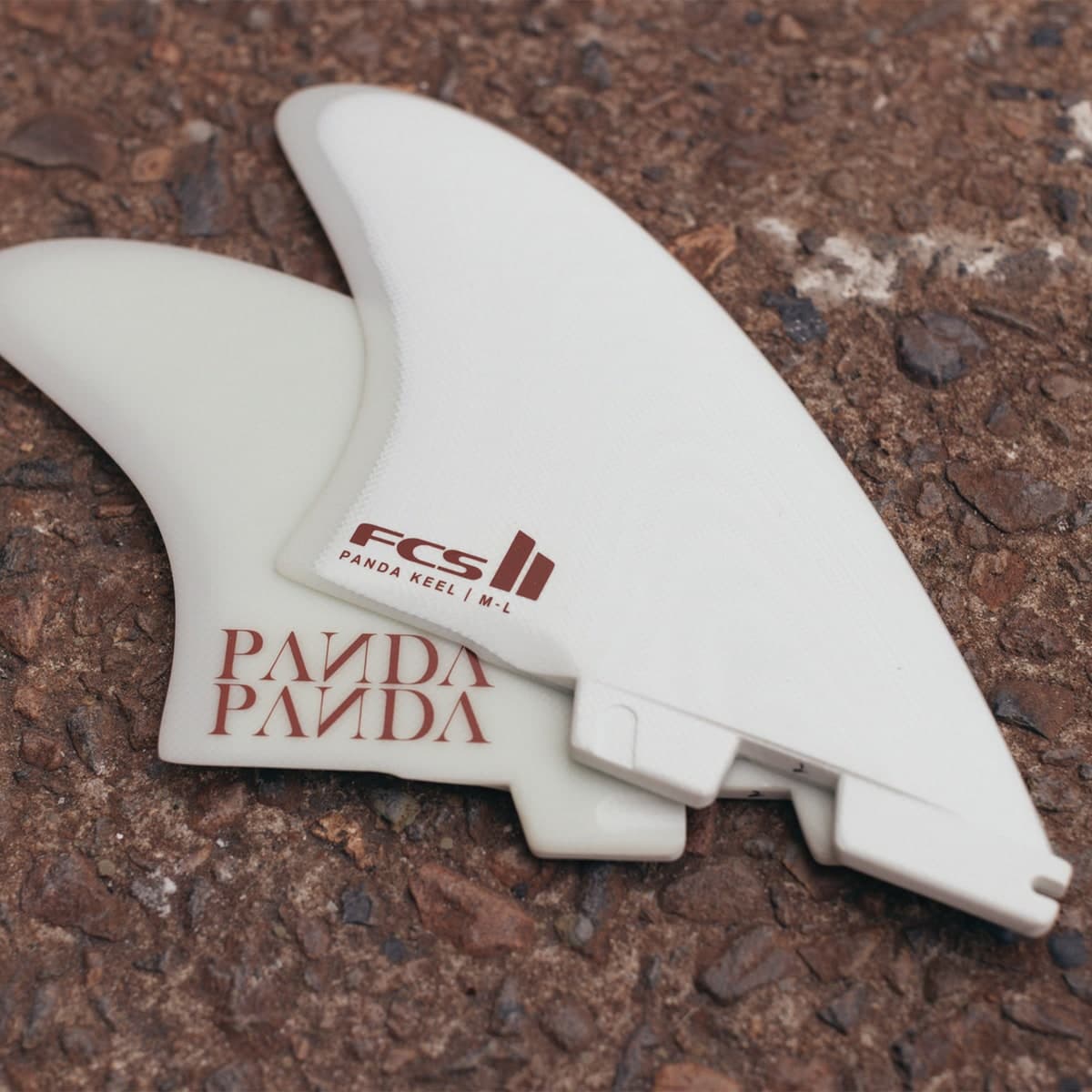 FCS FCS II Panda Keel Twin Fins Sale (M-L / Performance Glass / White) photo 3