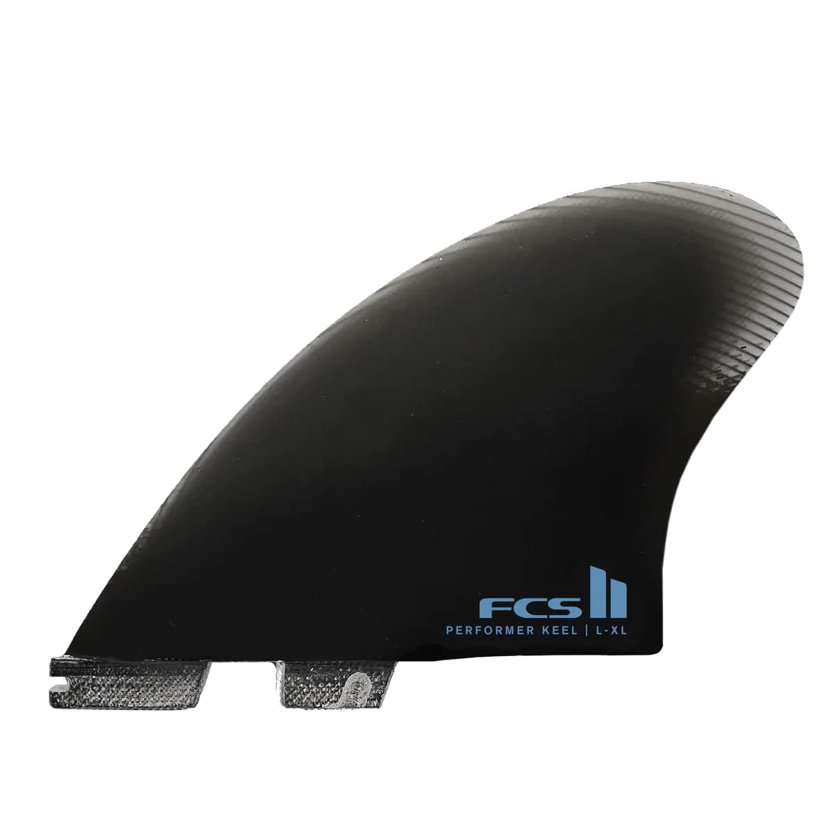 FCS FCS II Performer Keel Twin Fins (L-XL / Performance Glass / Black) fin