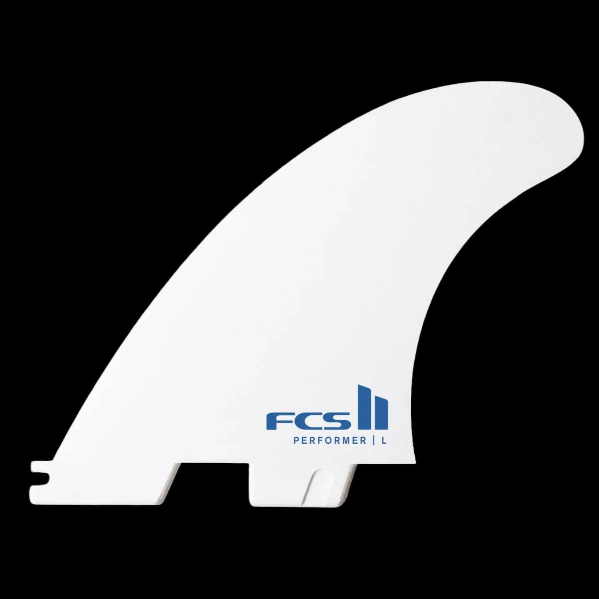 FCS FCS II Performer White Edition Tri Fin Set (MED / Performance Core / White)