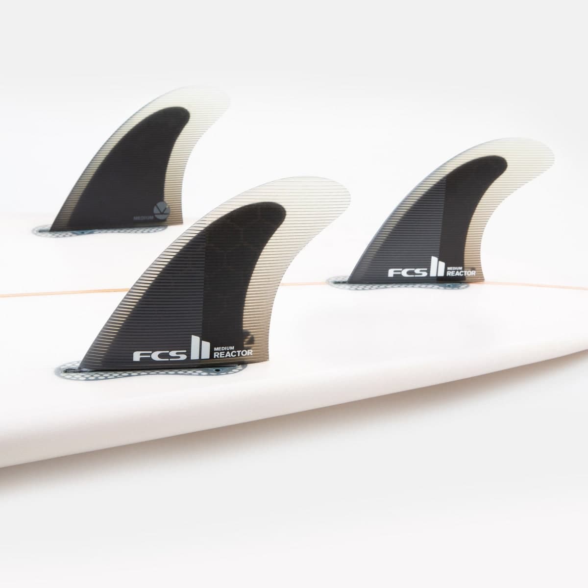 FCS FCS II Reactor Tri Fins (LRG / Performance Core / Charcoal/Black) photo 2
