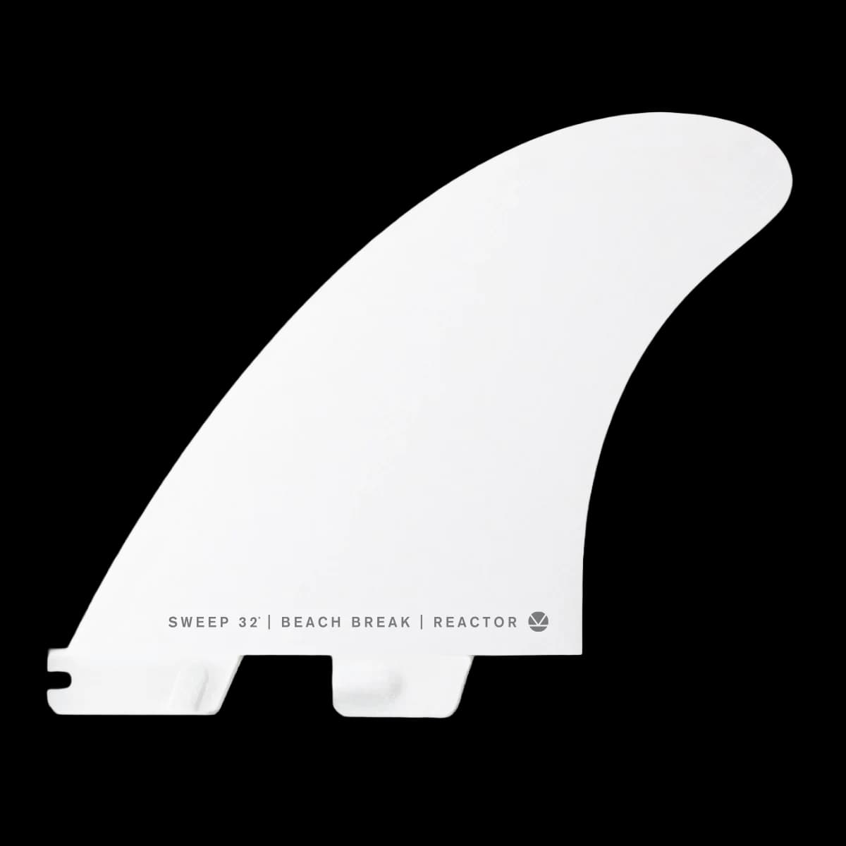 FCS FCS II Reactor White Edition Tri Fin Set (MED / Performance Core / White) photo 2