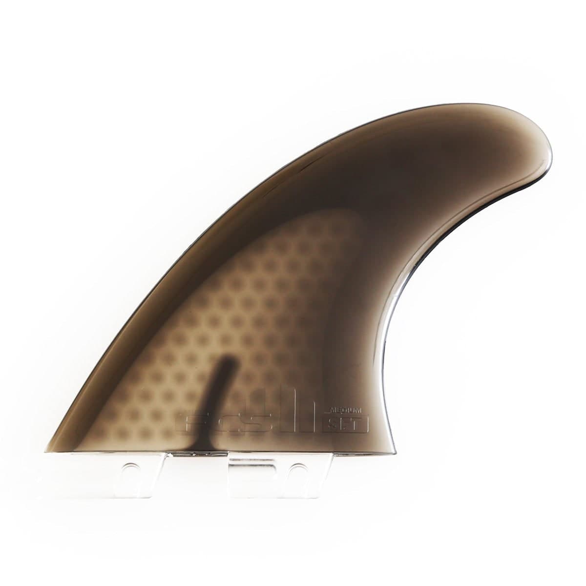 FCS FCS II Safety Tri Fin Set (MED / Soft Flex / Smoke)