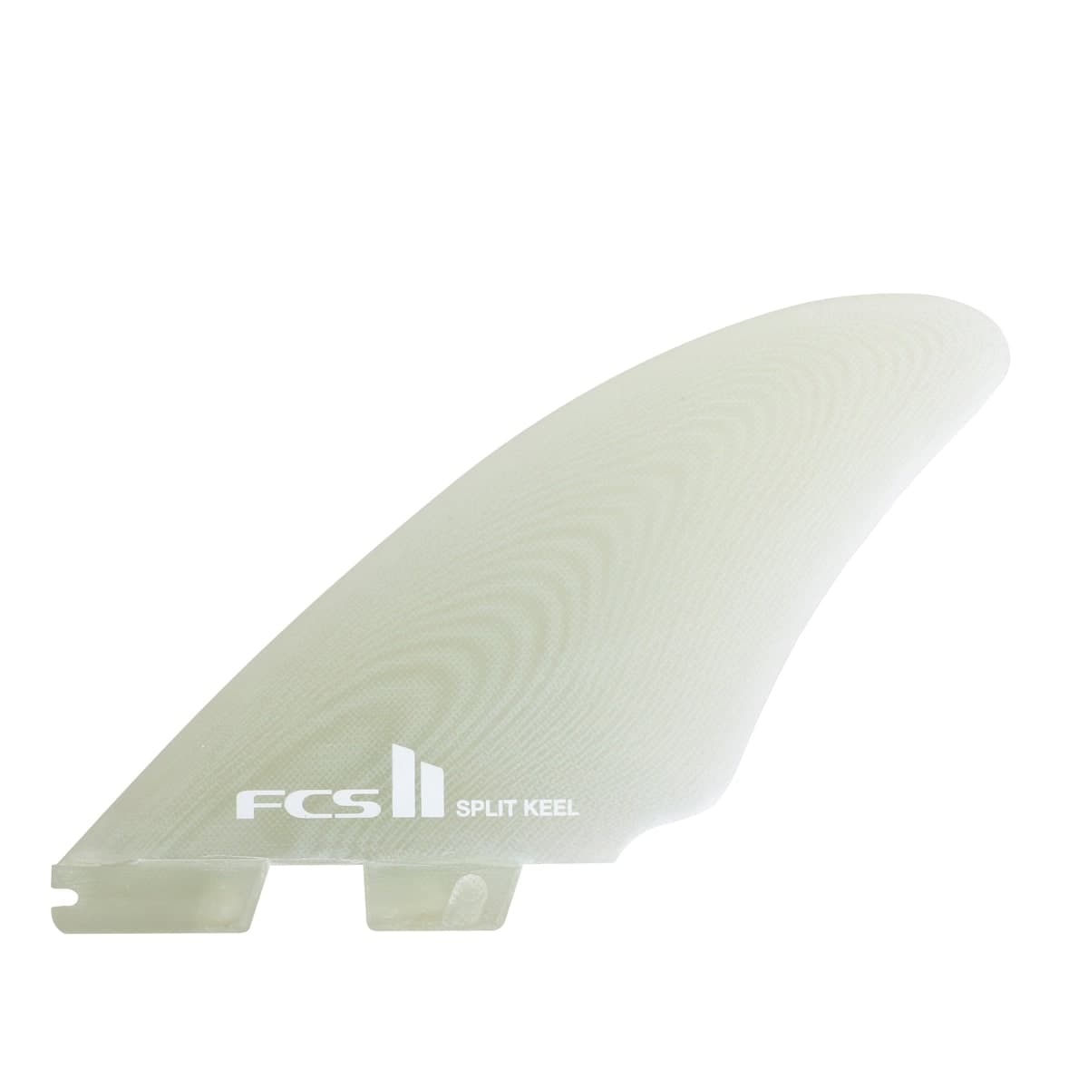 FCS FCS II Split Keel Quad Fins (L-XL / Performance Glass / Clear) fin