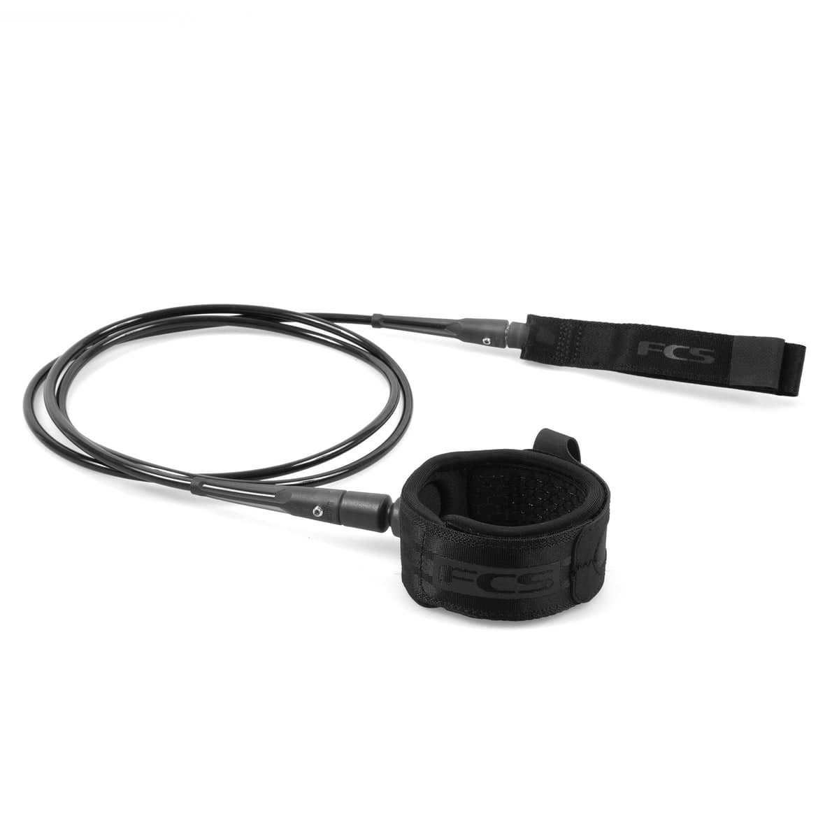 FCS FCS Longboard Calf Essential Leash (9' / Warm Grey / Iceberg Green) photo 4