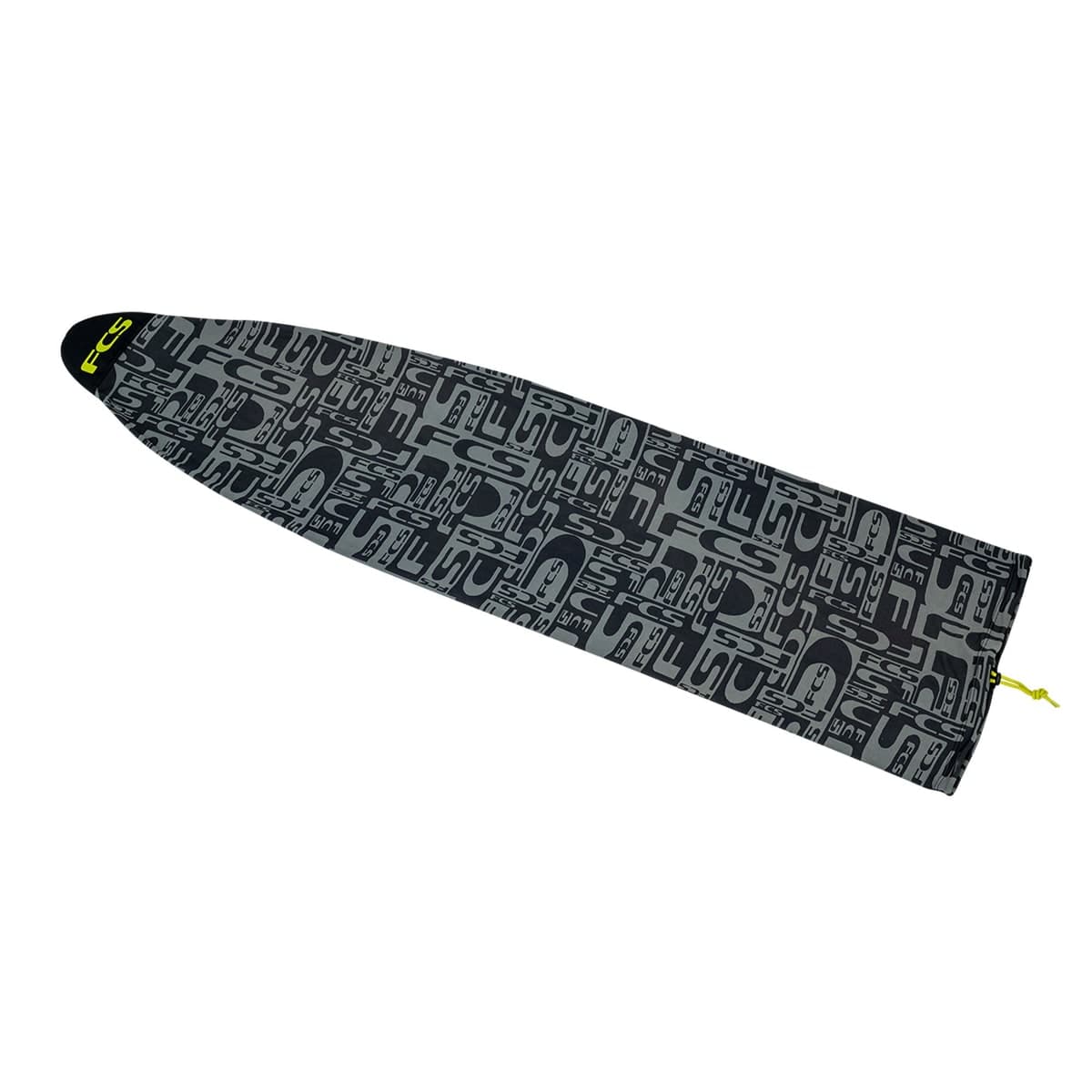 FCS FCS Stretch Fun Board Cover (6'7" / Monogram Coal/Lime)