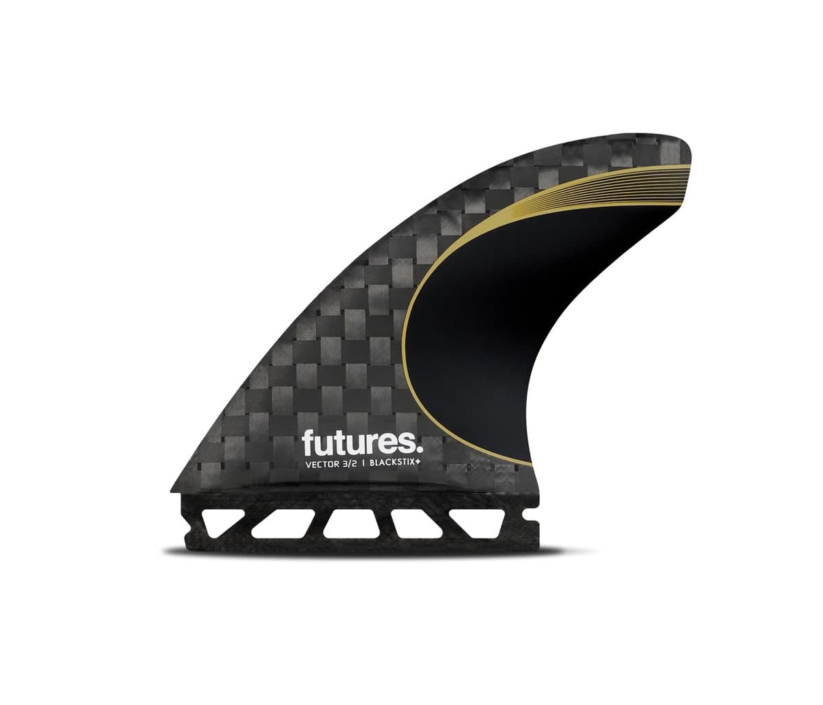 Futures Fins Vector 3/2 Blackstix+ Thruster (M) (Default Title)