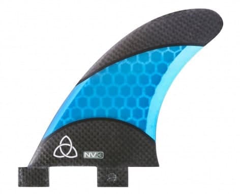 NVS NV-3 Carbon Fiber Thrusters (FCS (Twin Tab) / Blue) fin