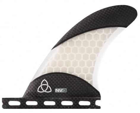 NVS NV-3 Carbon Fiber Thrusters (Futures (Single Tab) / White) fin