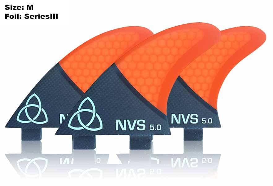 NVS NV-5.0 Thrusters (M) - Carbon Fiber (FCS (Twin Tab) / Blue) photo 2