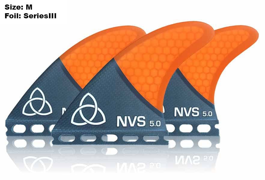 NVS NV-5.0 Thrusters (M) - Carbon Fiber (FCS (Twin Tab) / Blue) photo 4