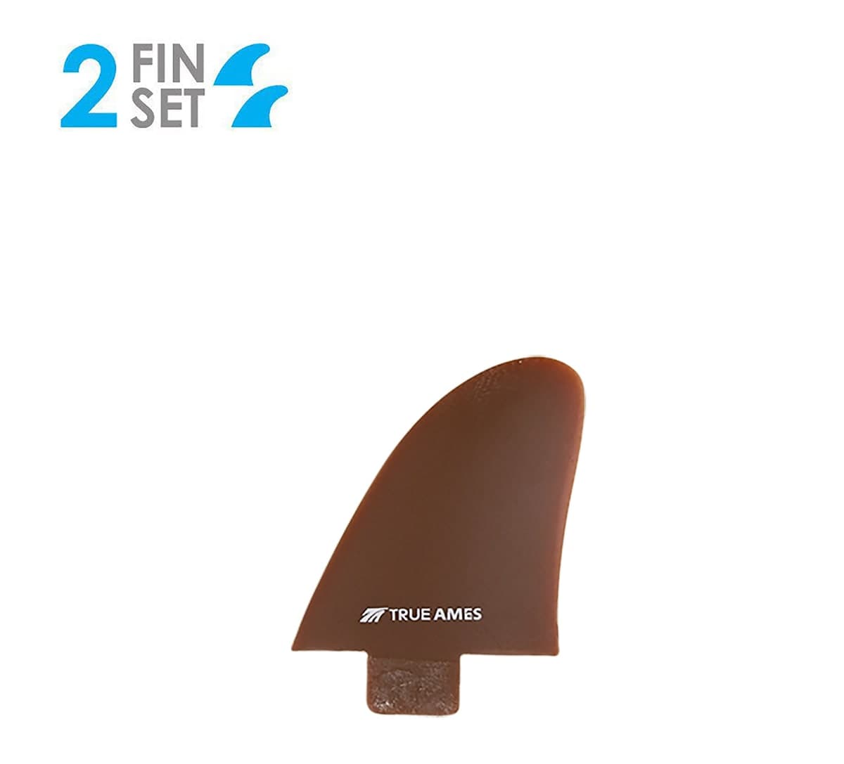 True Ames 2.6" Side Bites - FCS Compatible (Solid Fiberglass) (kelp)