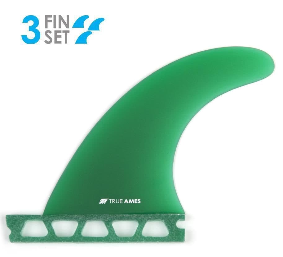 True Ames Boomerang Tri - Futures Compatible (Solid Fiberglass) (smoke) photo 3