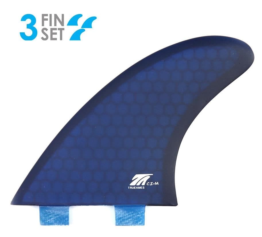 True Ames Channel Islands Tri Medium - FCS Compatible (Hexcore) (smoke hexcore) photo 3