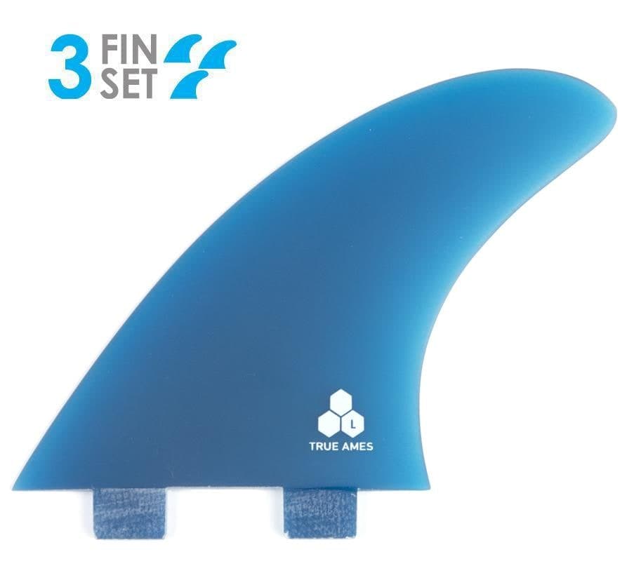 True Ames Channel Islands Tri Large - FCS Compatible (Solid Fiberglass)