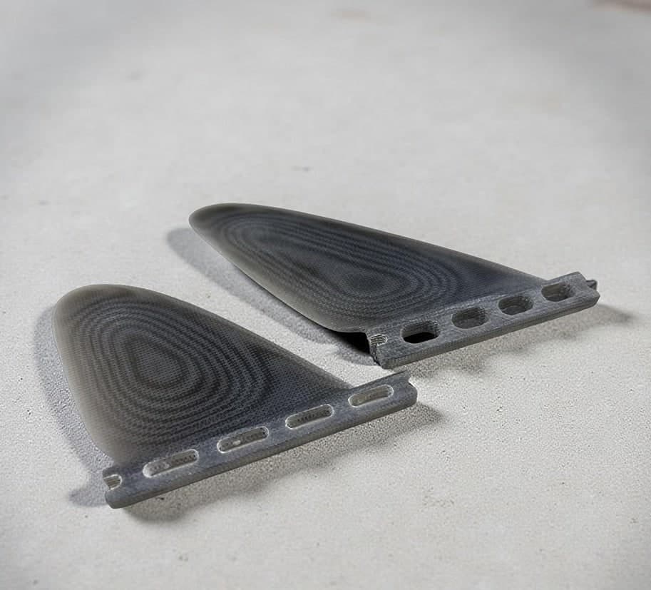 True Ames Ellis Ericson Feathers Quad - Futures Compatible (Solid Fiberglass) (Smoke) photo 2
