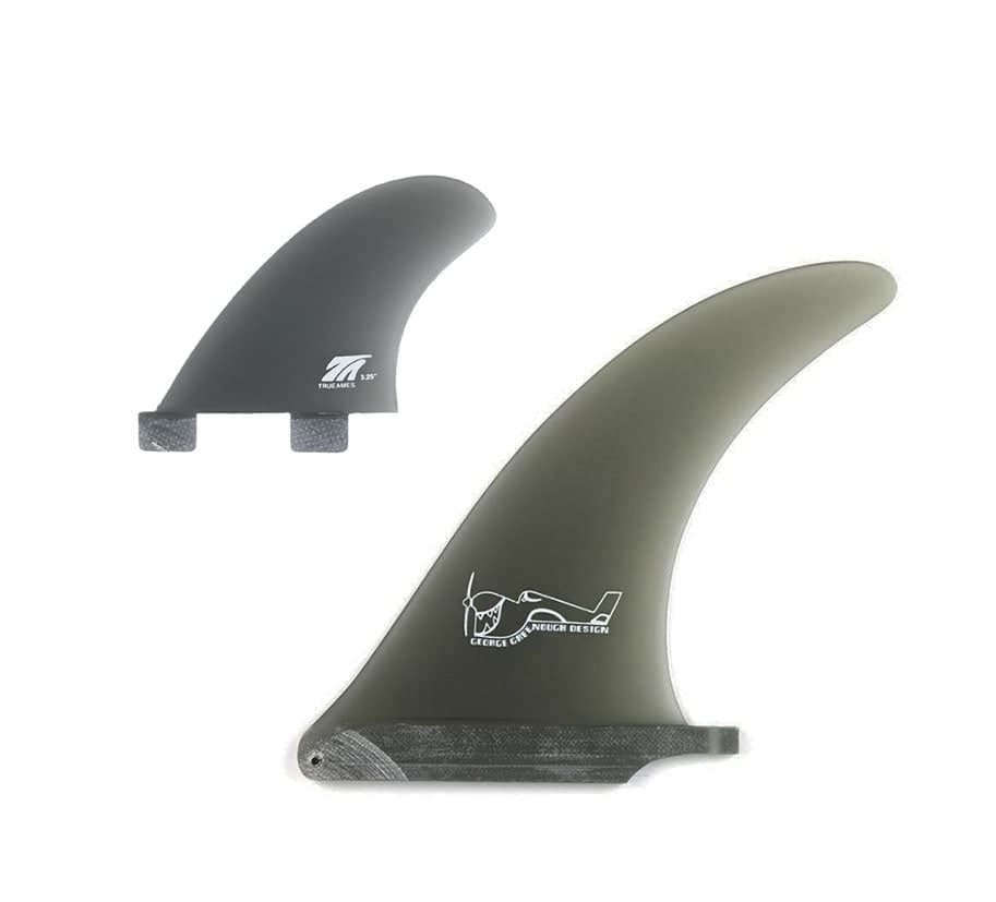 True Ames Greenough 4-A: 2+1 Combo - FCS Compatible (smoke / 6.5 / 3.25)