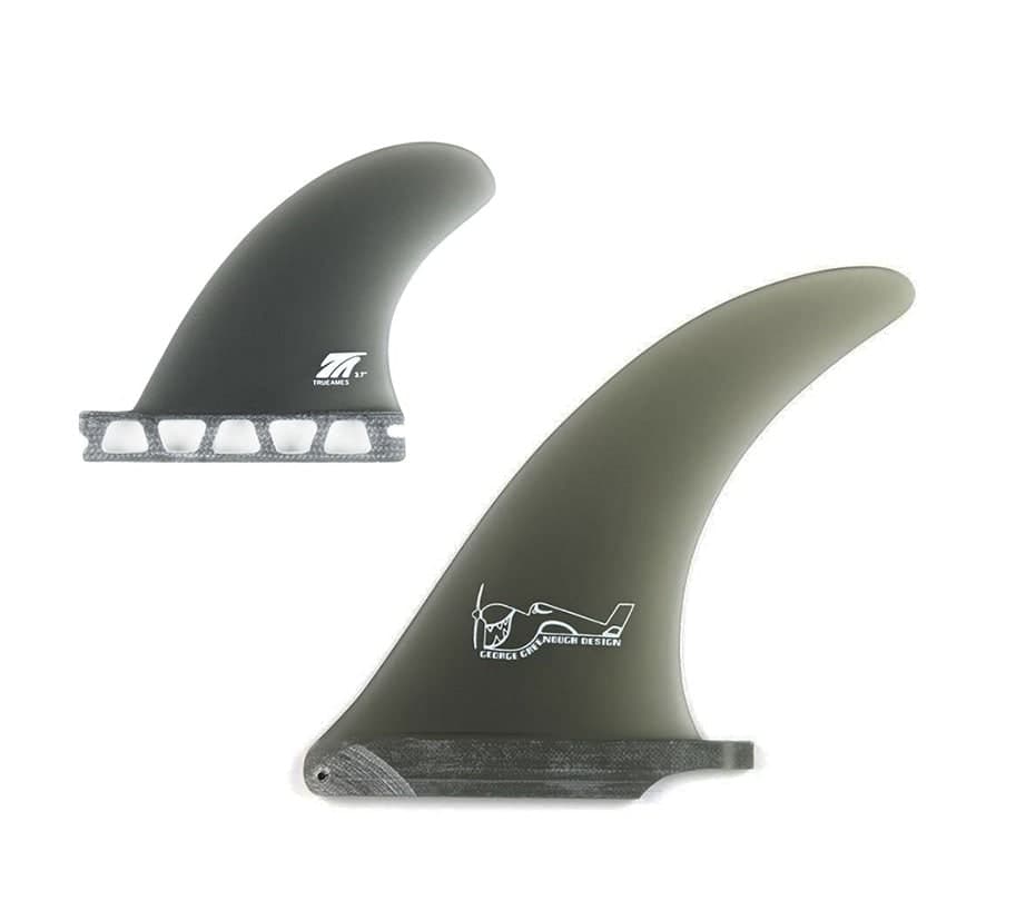 True Ames Greenough 4-A: 2+1 Combo - Futures Compatible (smoke / 6.5 / 3.7) fin