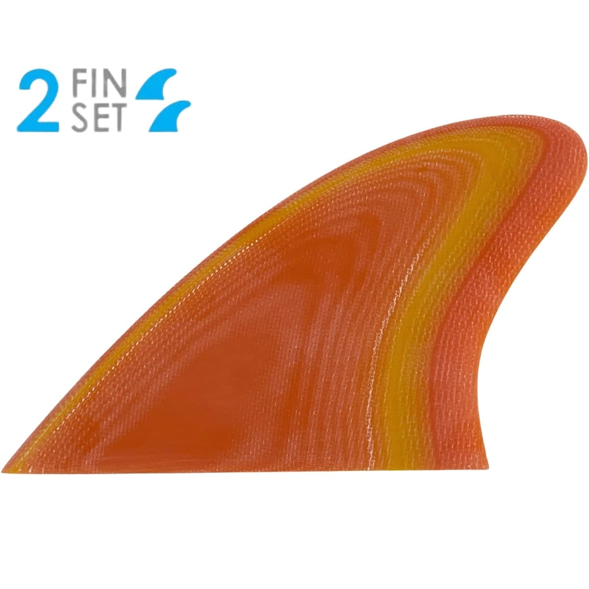 True Ames Hobie Fish - Glass On (Solid Fiberglass) (Orange)