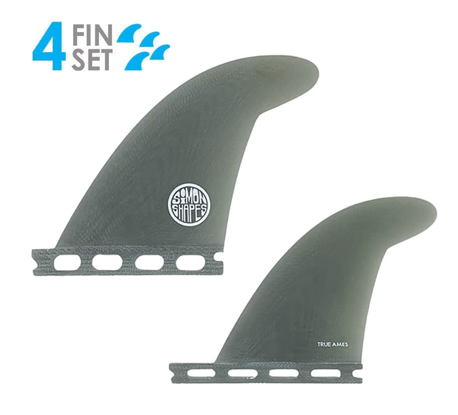 True Ames John Simon Quad Type II - Futures Compatible (Solid Fiberglass)