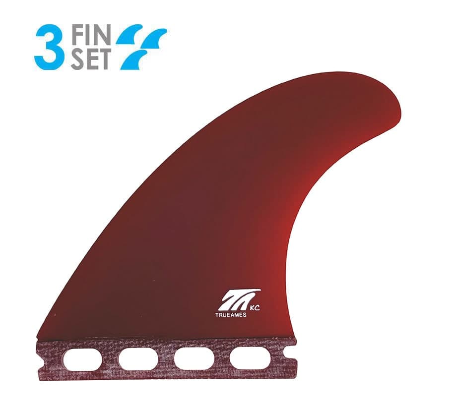 True Ames KC Tri - Futures Compatible (Solid Fiberglass) (red)